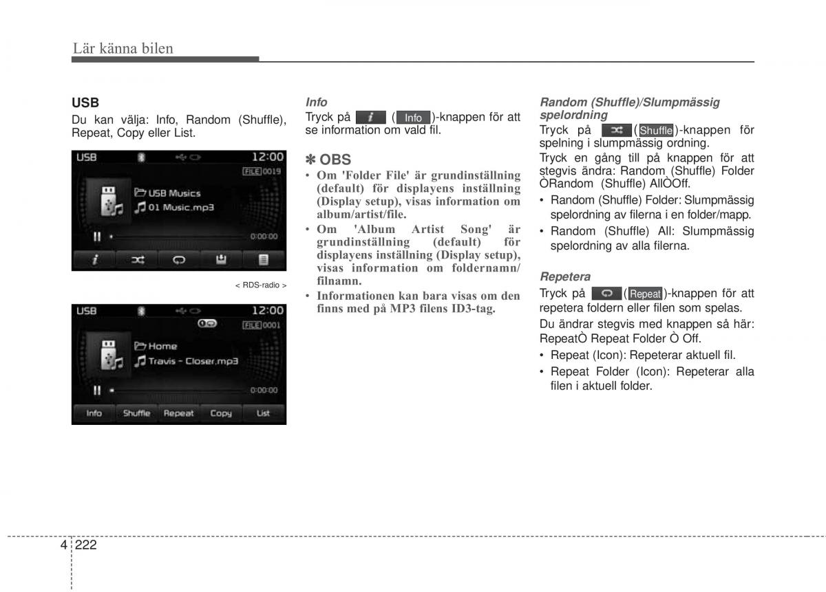 KIA Soul II 2 instruktionsbok / page 301