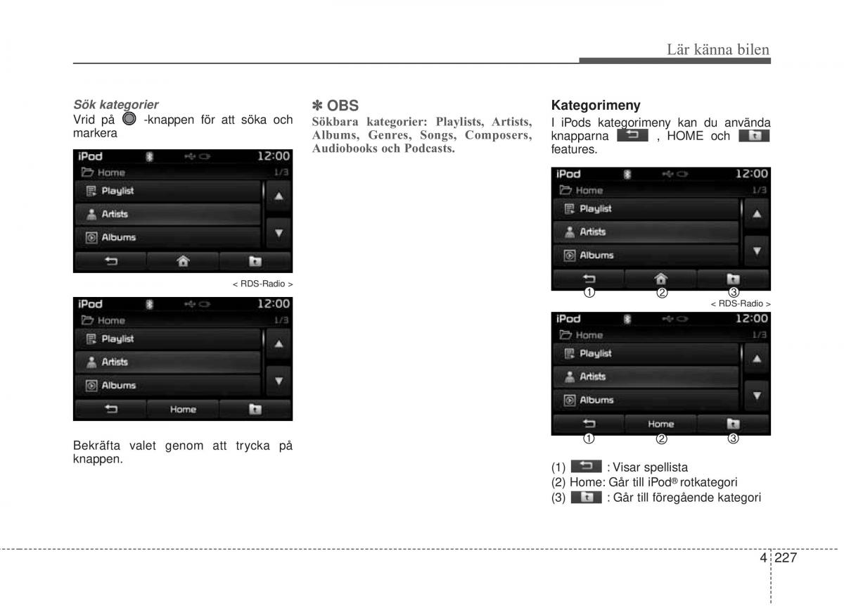 KIA Soul II 2 instruktionsbok / page 306