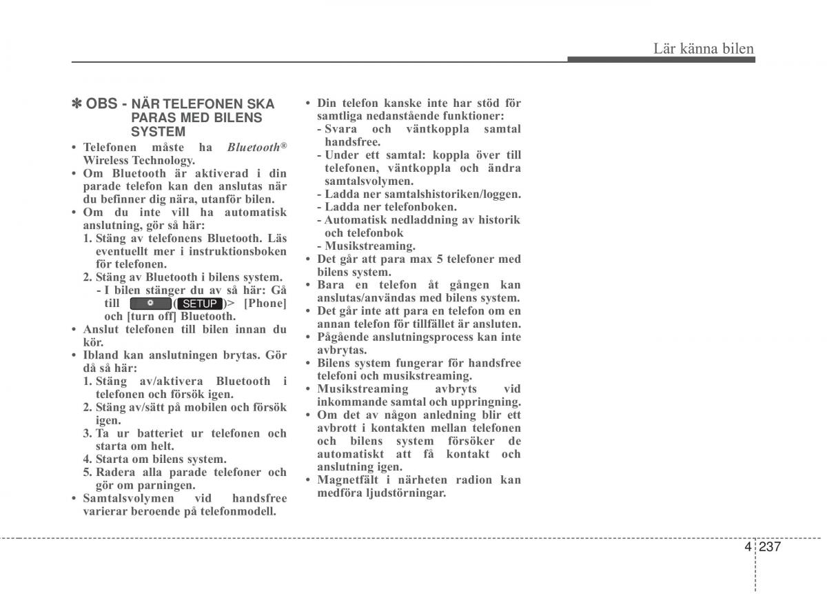 KIA Soul II 2 instruktionsbok / page 316