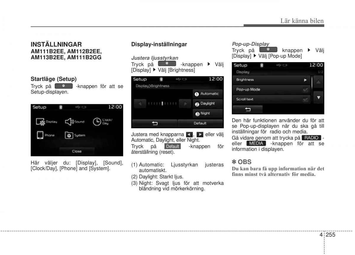 KIA Soul II 2 instruktionsbok / page 334