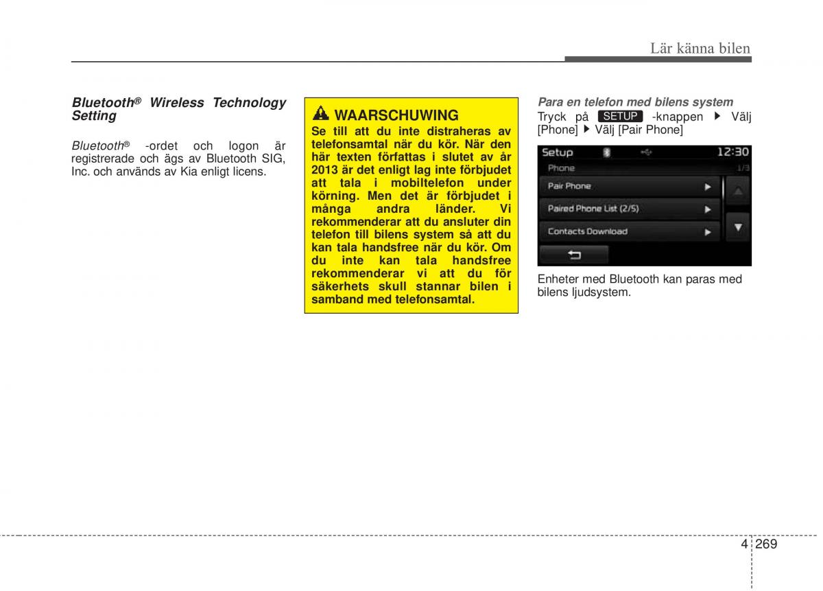 KIA Soul II 2 instruktionsbok / page 348