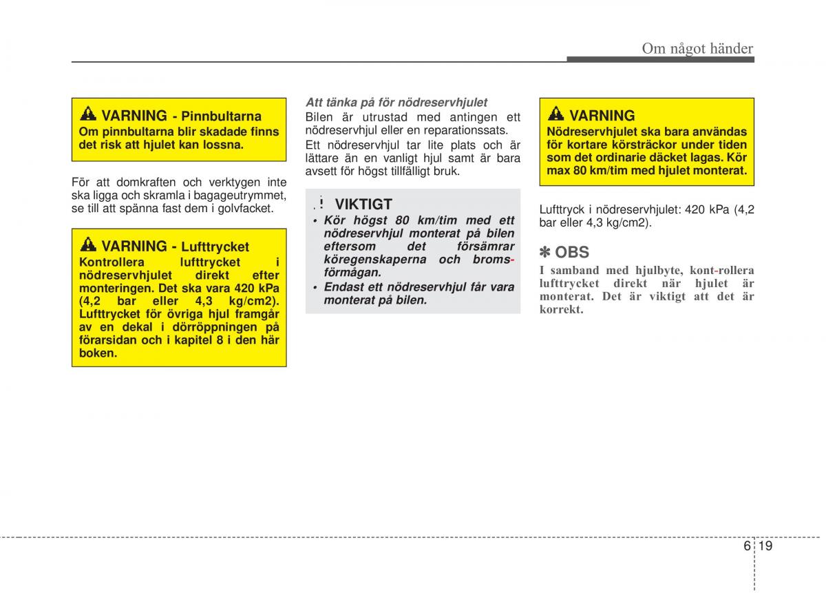 KIA Soul II 2 instruktionsbok / page 443