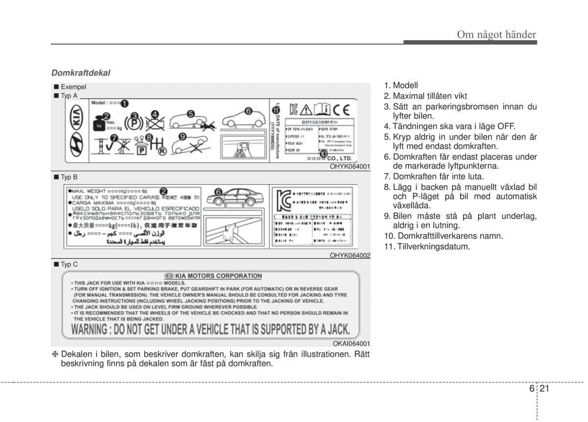 KIA Soul II 2 instruktionsbok / page 445