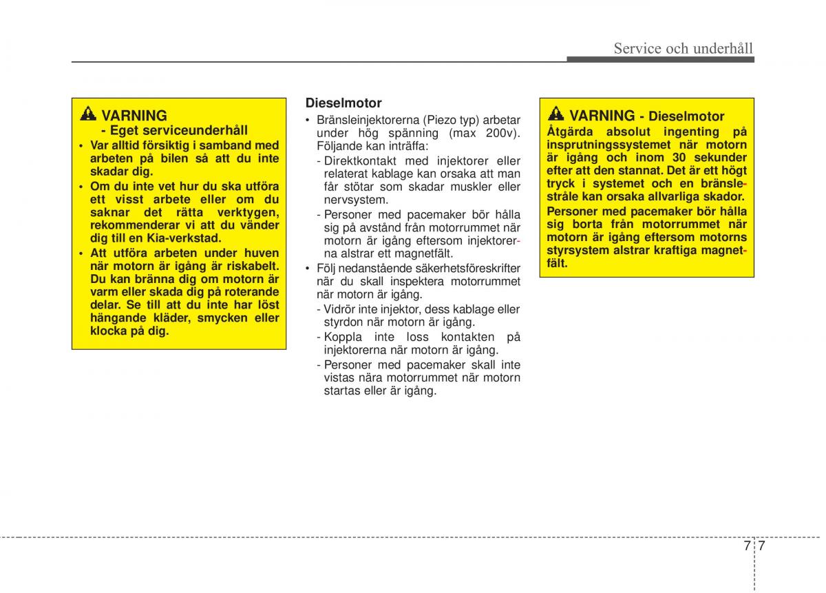 KIA Soul II 2 instruktionsbok / page 463