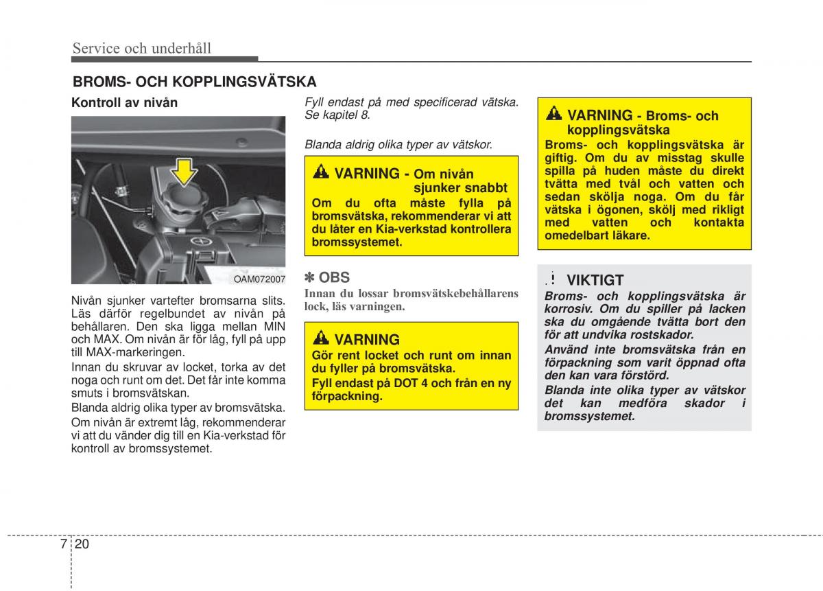 KIA Soul II 2 instruktionsbok / page 476