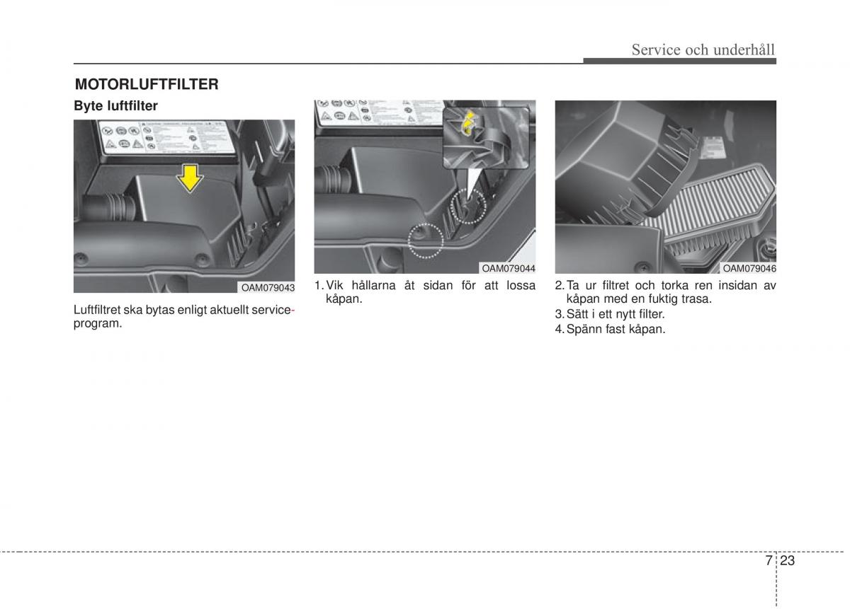 KIA Soul II 2 instruktionsbok / page 479