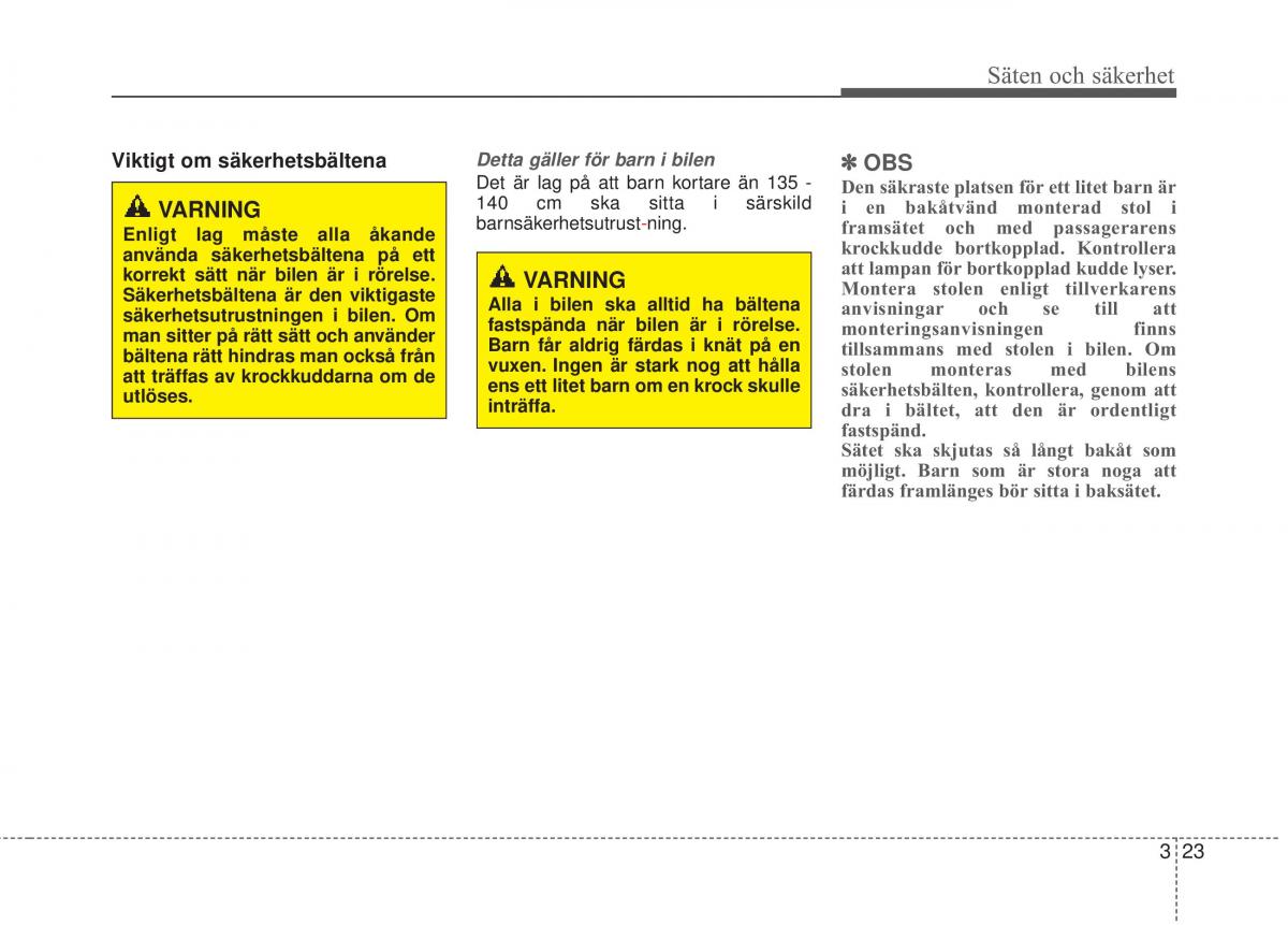 KIA Soul II 2 instruktionsbok / page 49