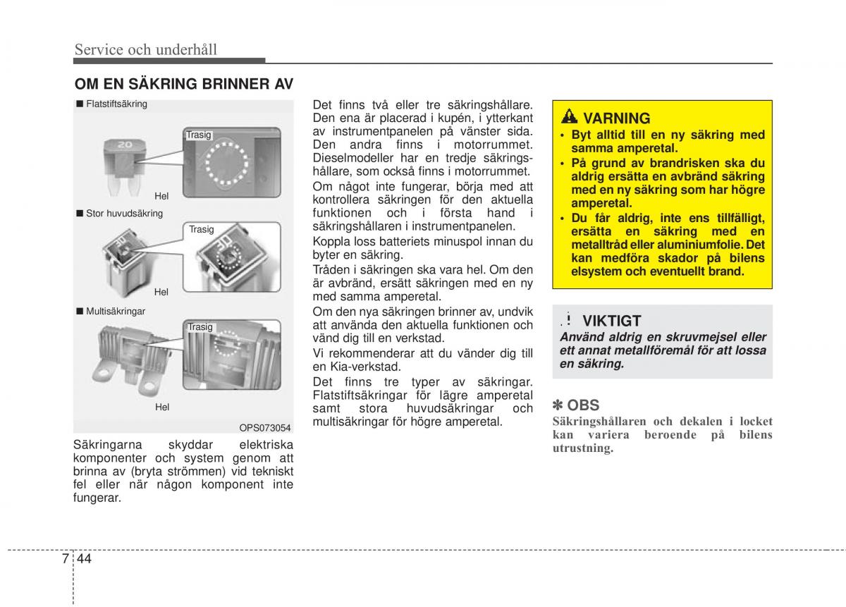 KIA Soul II 2 instruktionsbok / page 500