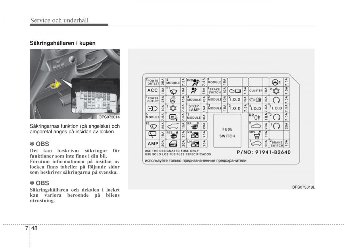 KIA Soul II 2 instruktionsbok / page 504