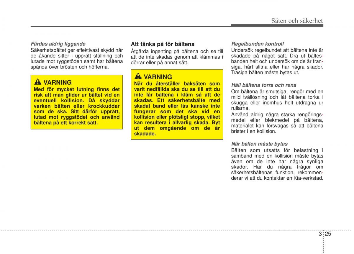 KIA Soul II 2 instruktionsbok / page 51