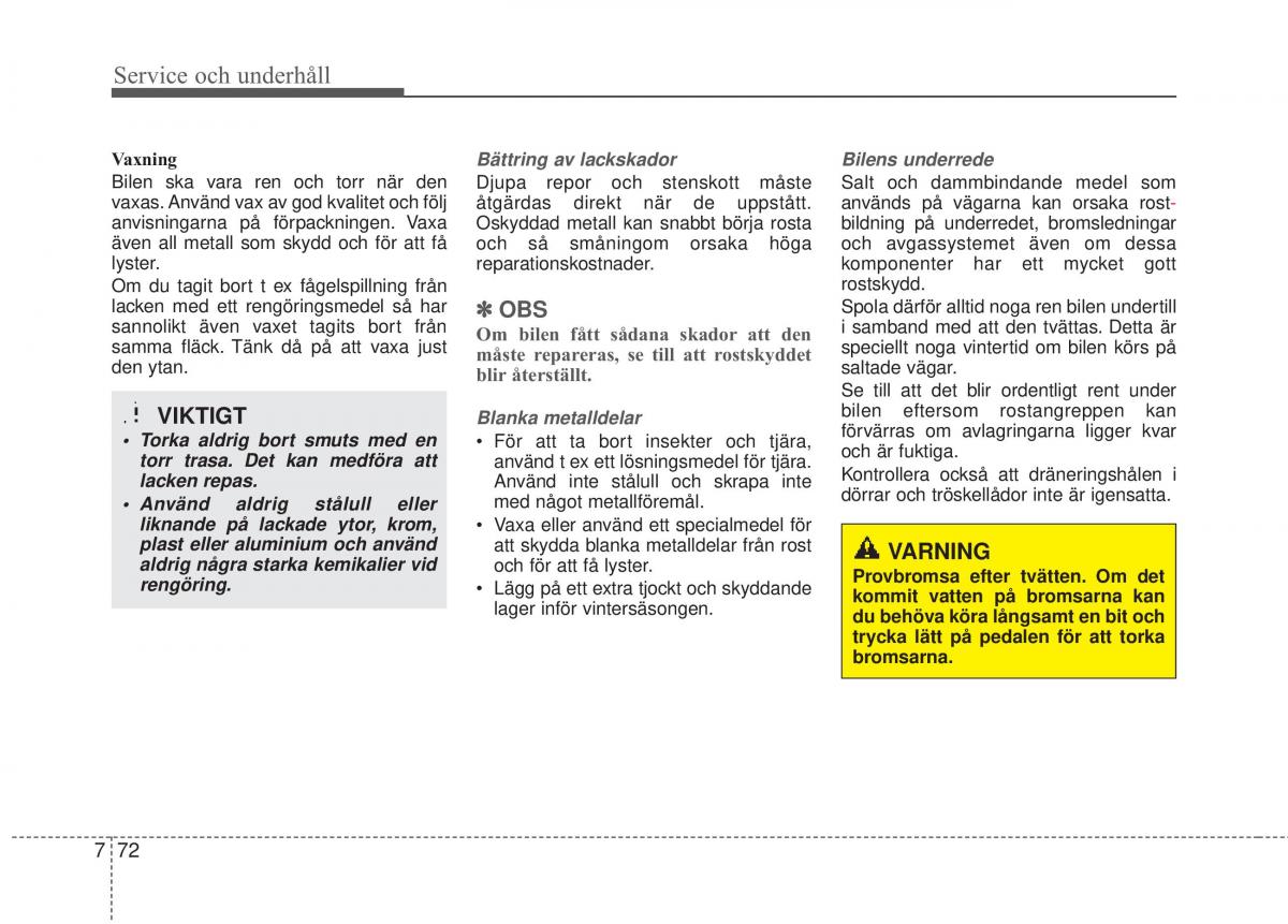 KIA Soul II 2 instruktionsbok / page 528