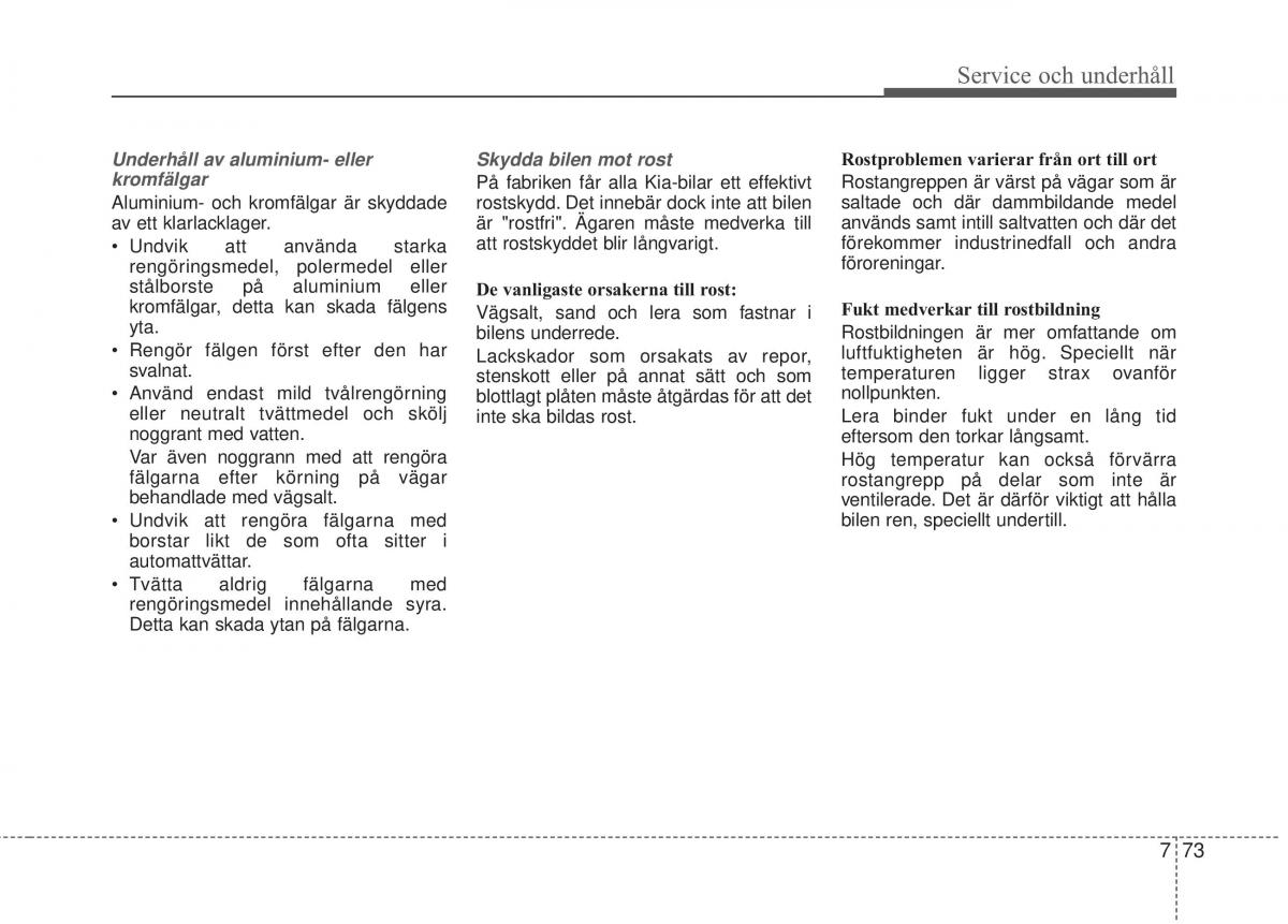 KIA Soul II 2 instruktionsbok / page 529