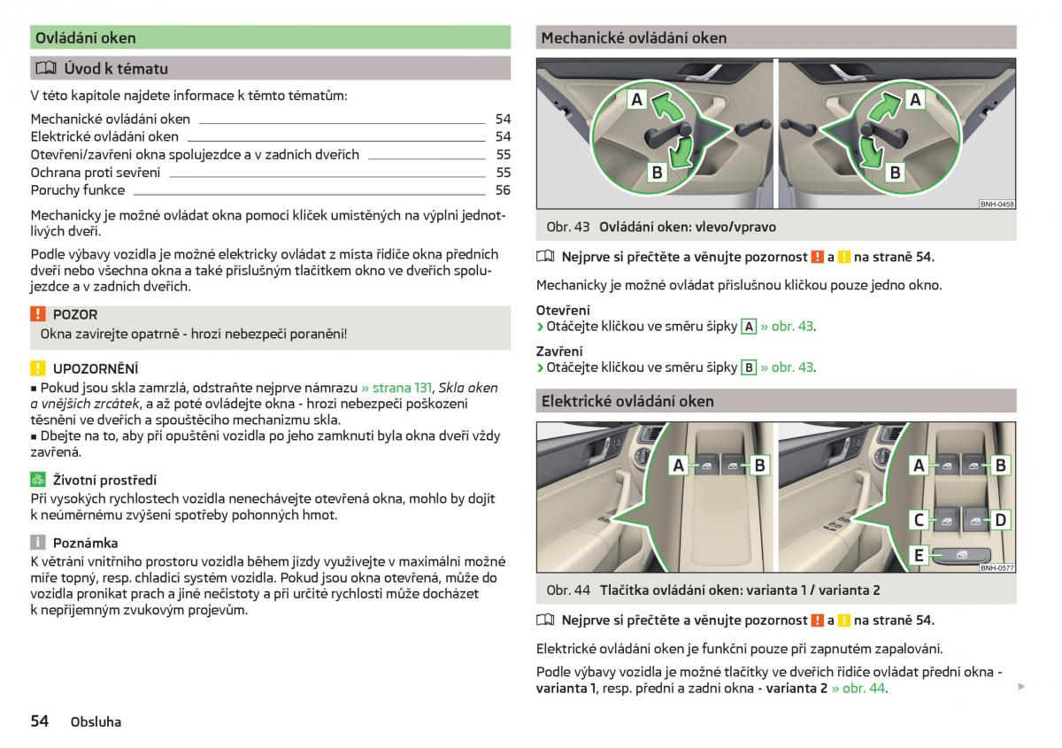 Skoda Rapid navod k obsludze / page 56