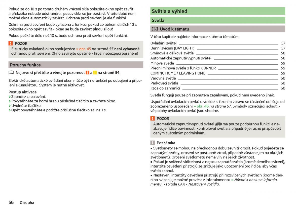 Skoda Rapid navod k obsludze / page 58