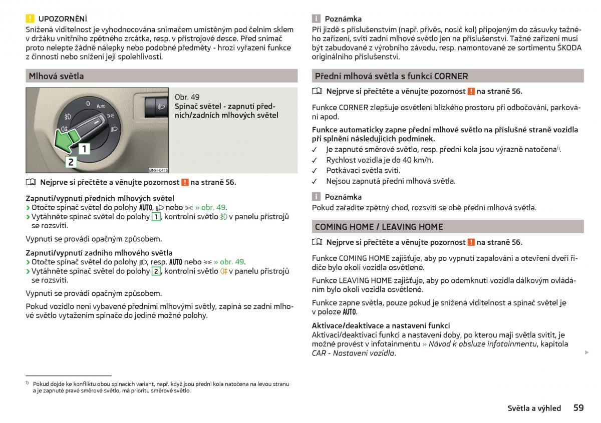 Skoda Rapid navod k obsludze / page 61