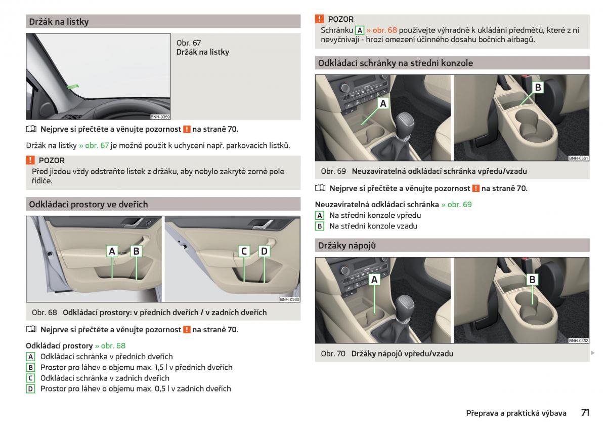 Skoda Rapid navod k obsludze / page 73