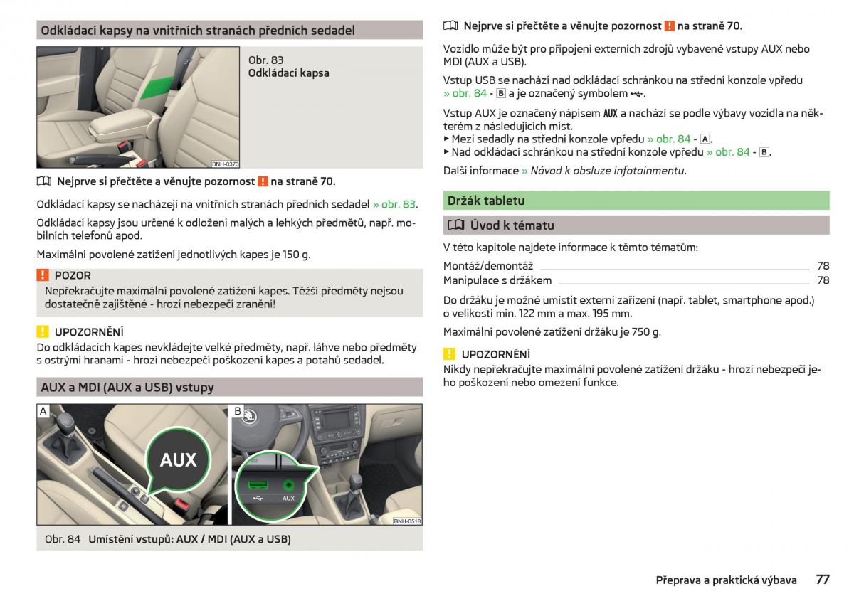 Skoda Rapid navod k obsludze / page 79