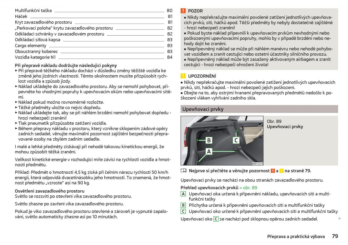 Skoda Rapid navod k obsludze / page 81