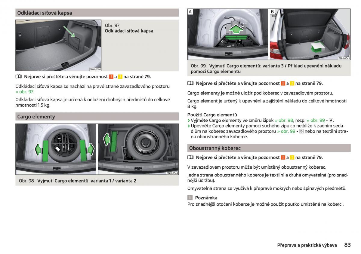 Skoda Rapid navod k obsludze / page 85