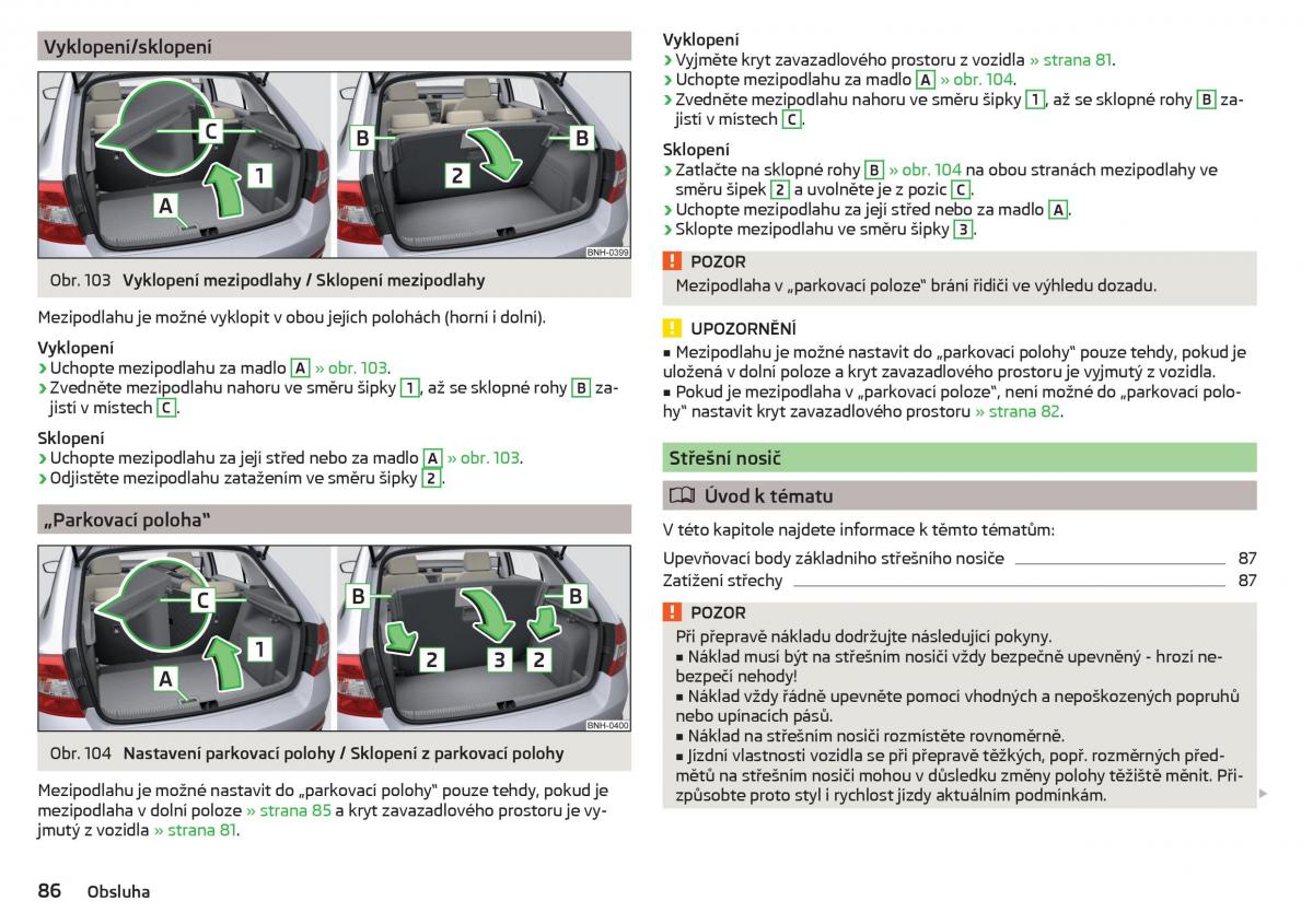 Skoda Rapid navod k obsludze / page 88