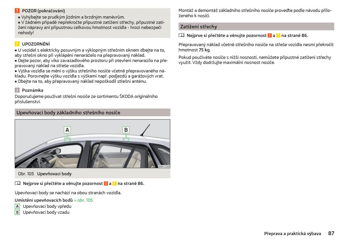 Skoda Rapid navod k obsludze / page 89