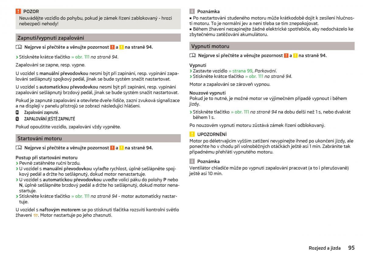 Skoda Rapid navod k obsludze / page 97