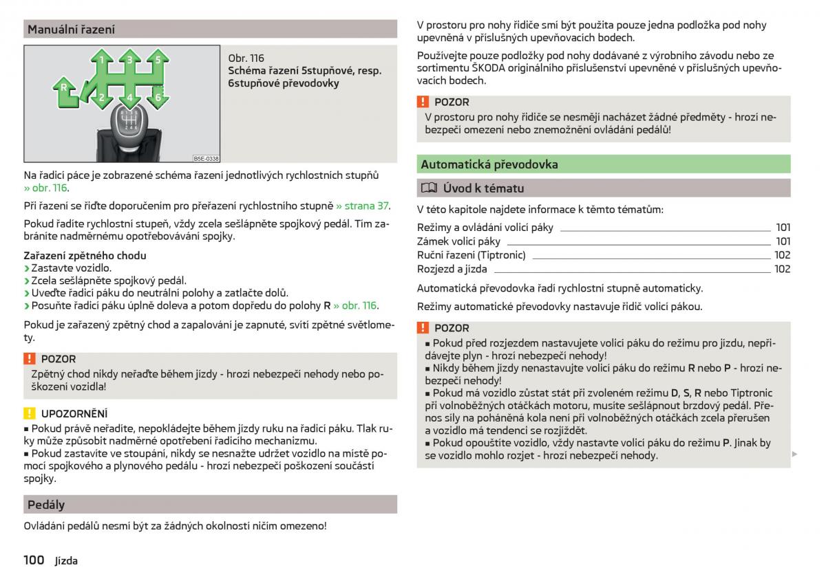 Skoda Rapid navod k obsludze / page 102