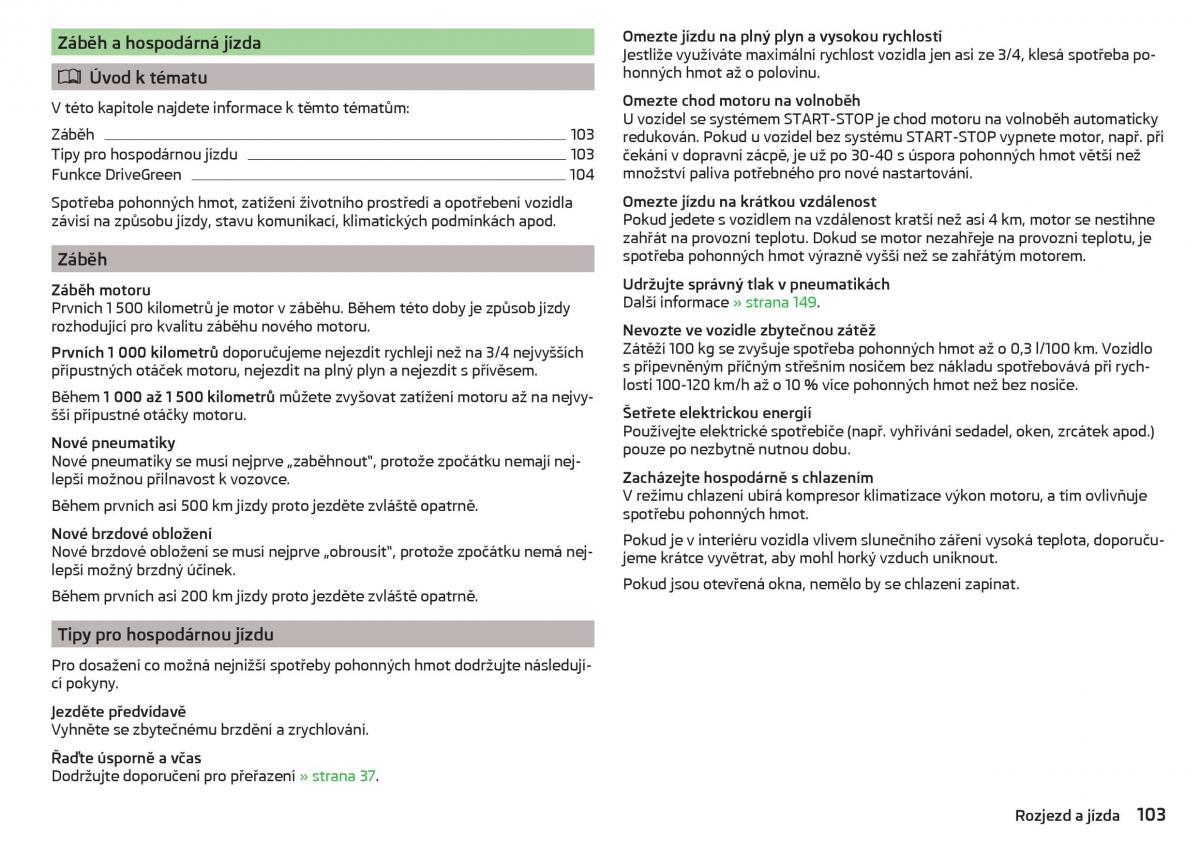 Skoda Rapid navod k obsludze / page 105