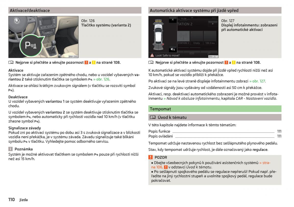 Skoda Rapid navod k obsludze / page 112