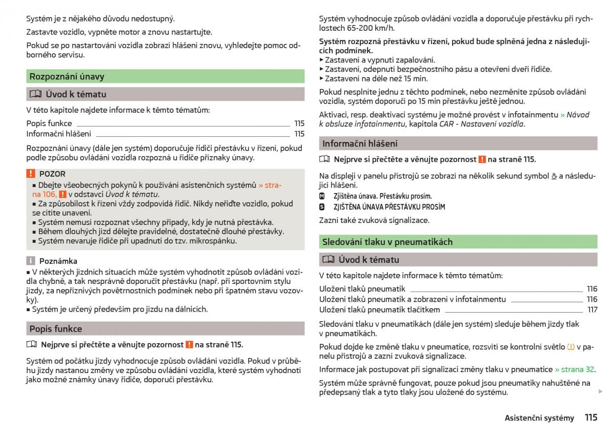 Skoda Rapid navod k obsludze / page 117