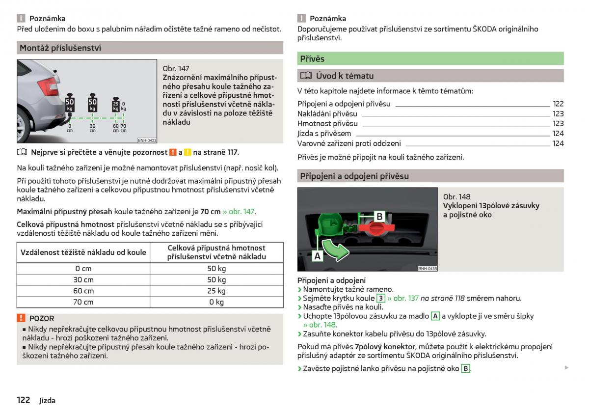 Skoda Rapid navod k obsludze / page 124