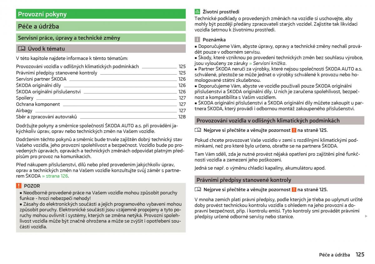 Skoda Rapid navod k obsludze / page 127