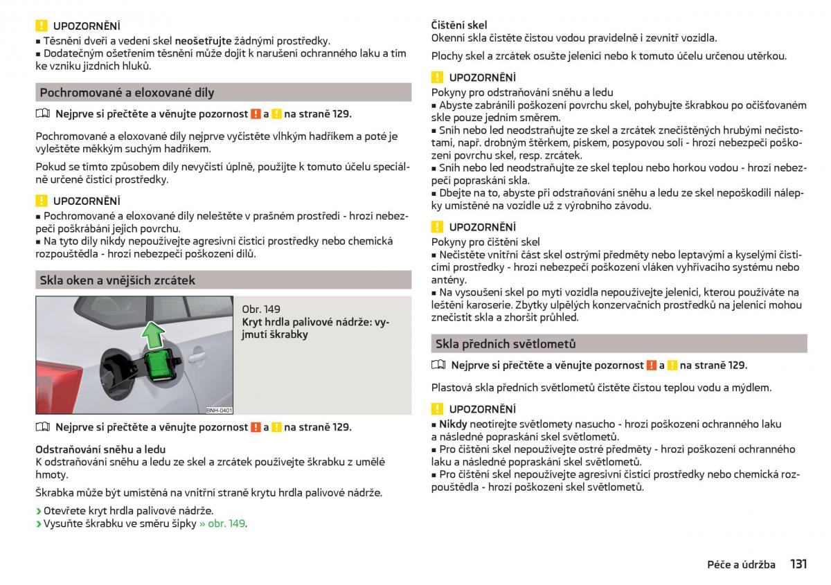 Skoda Rapid navod k obsludze / page 133