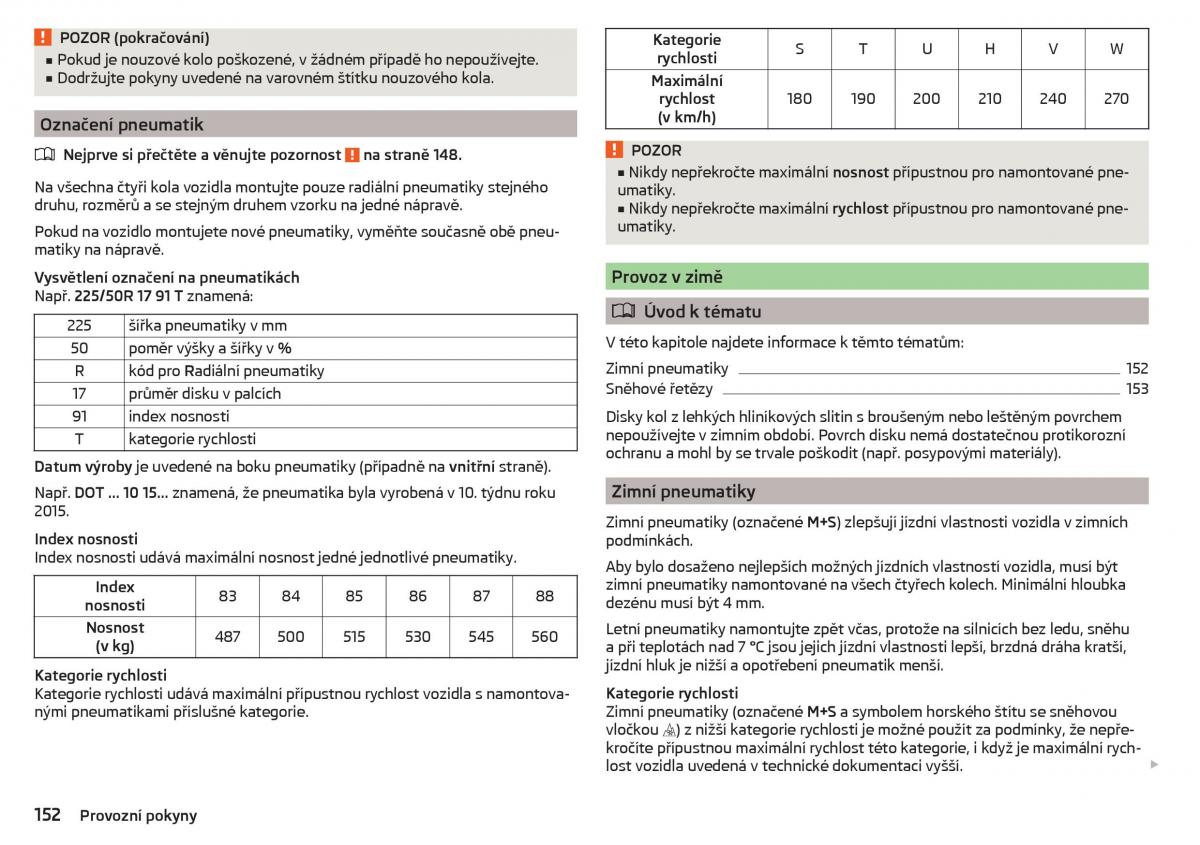 Skoda Rapid navod k obsludze / page 154