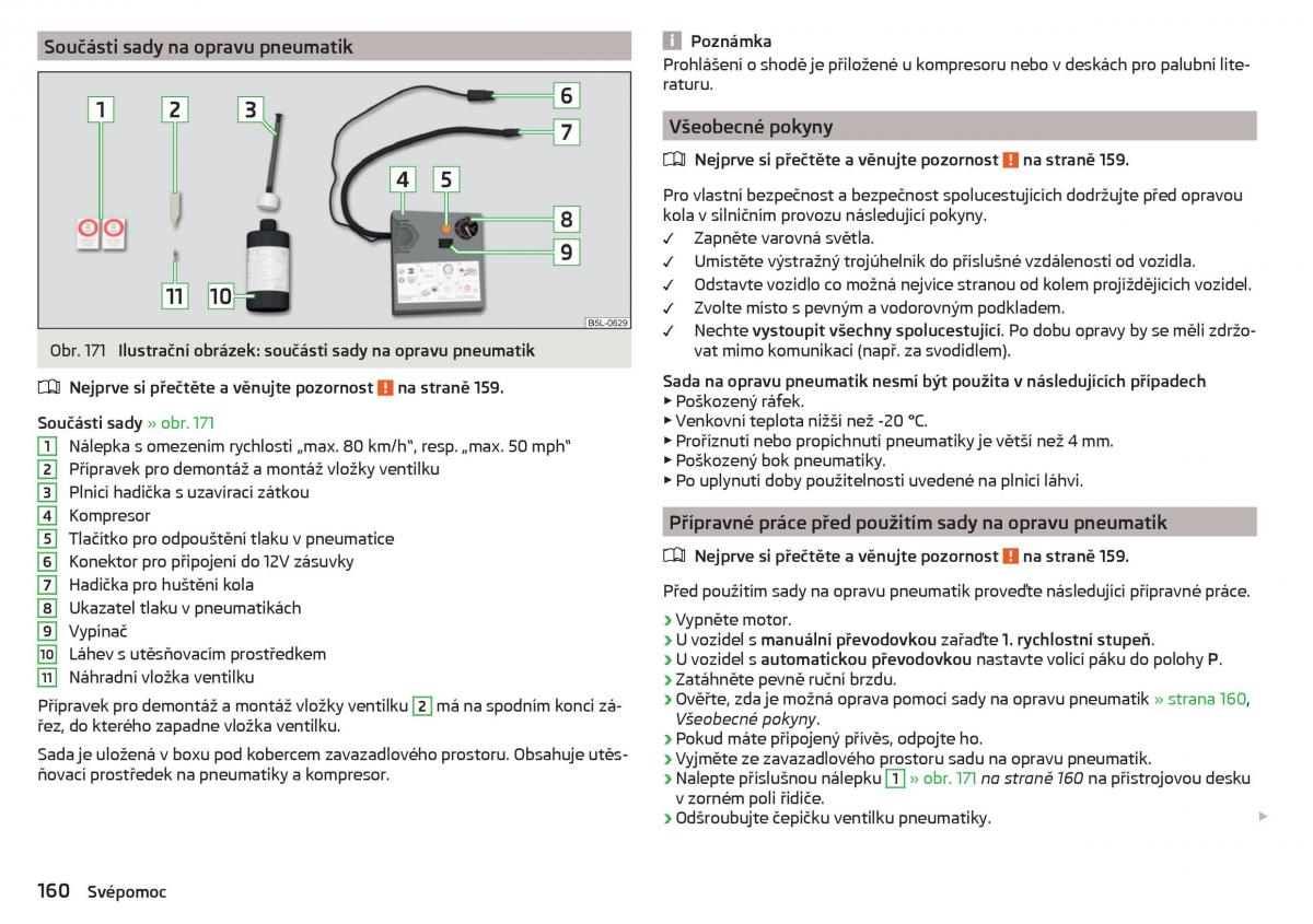 Skoda Rapid navod k obsludze / page 162