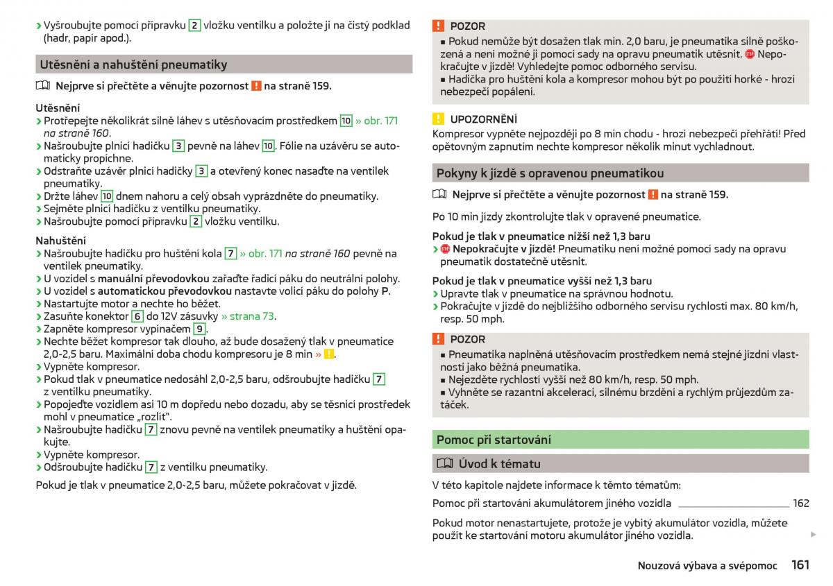 Skoda Rapid navod k obsludze / page 163