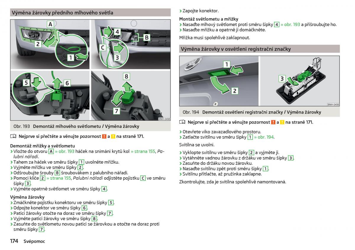 Skoda Rapid navod k obsludze / page 176