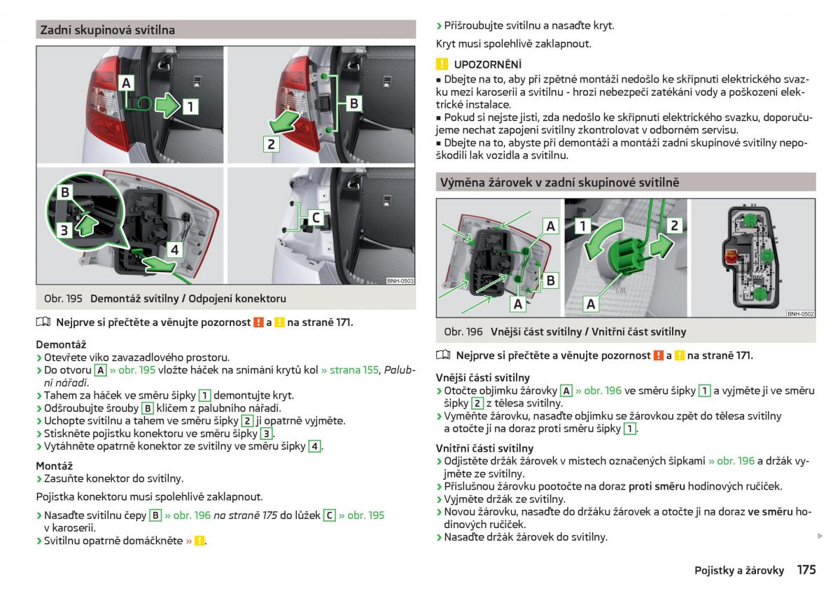 Skoda Rapid navod k obsludze / page 177