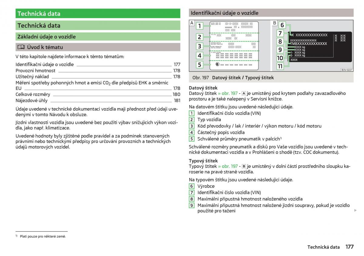 Skoda Rapid navod k obsludze / page 179