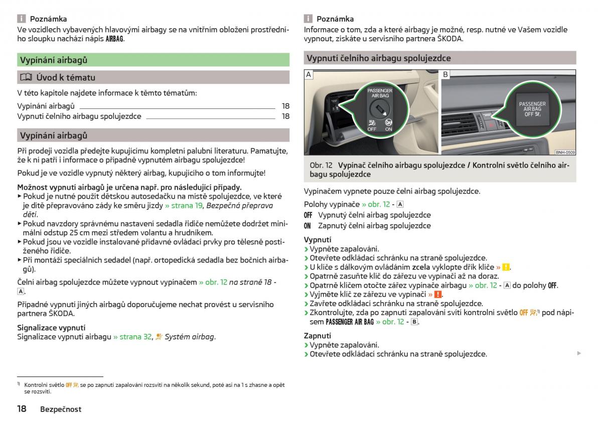 Skoda Rapid navod k obsludze / page 20