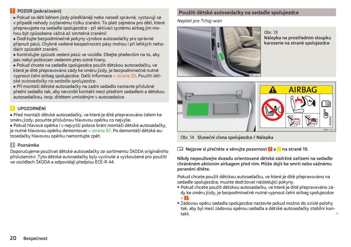 Skoda Rapid navod k obsludze / page 22