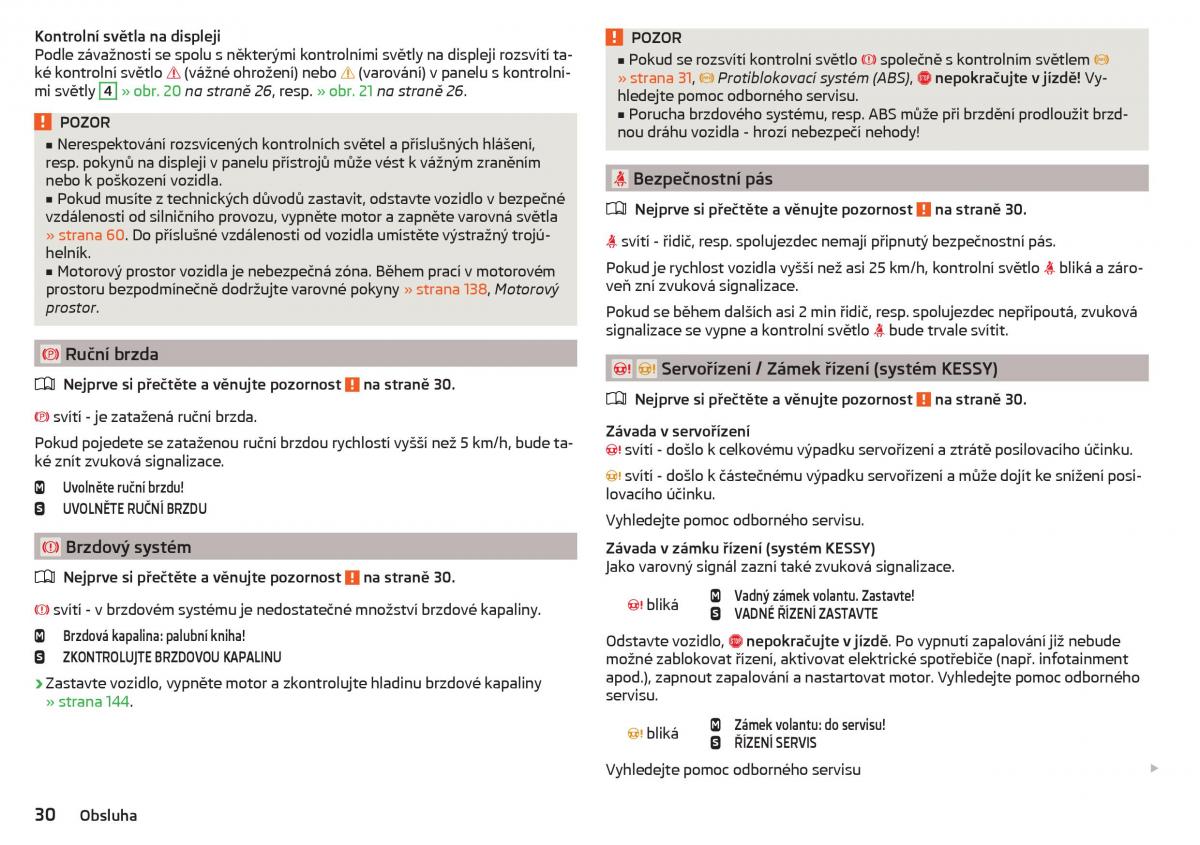 Skoda Rapid navod k obsludze / page 32