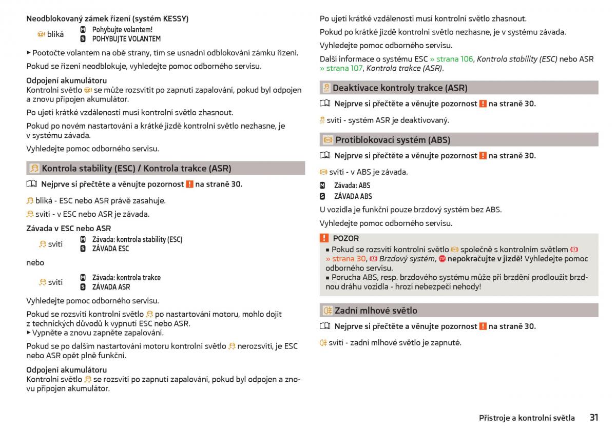 Skoda Rapid navod k obsludze / page 33