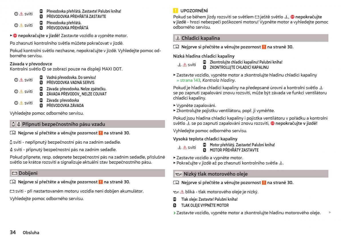 Skoda Rapid navod k obsludze / page 36