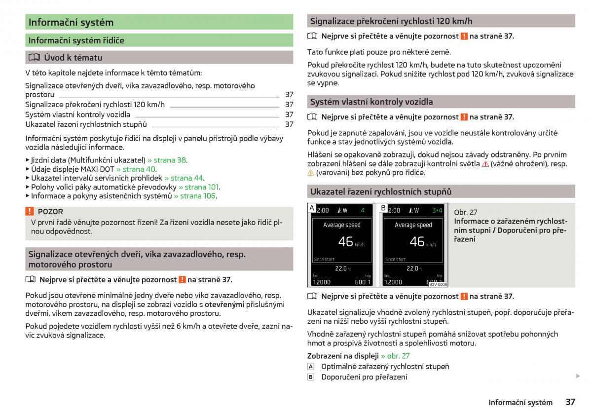 Skoda Rapid navod k obsludze / page 39