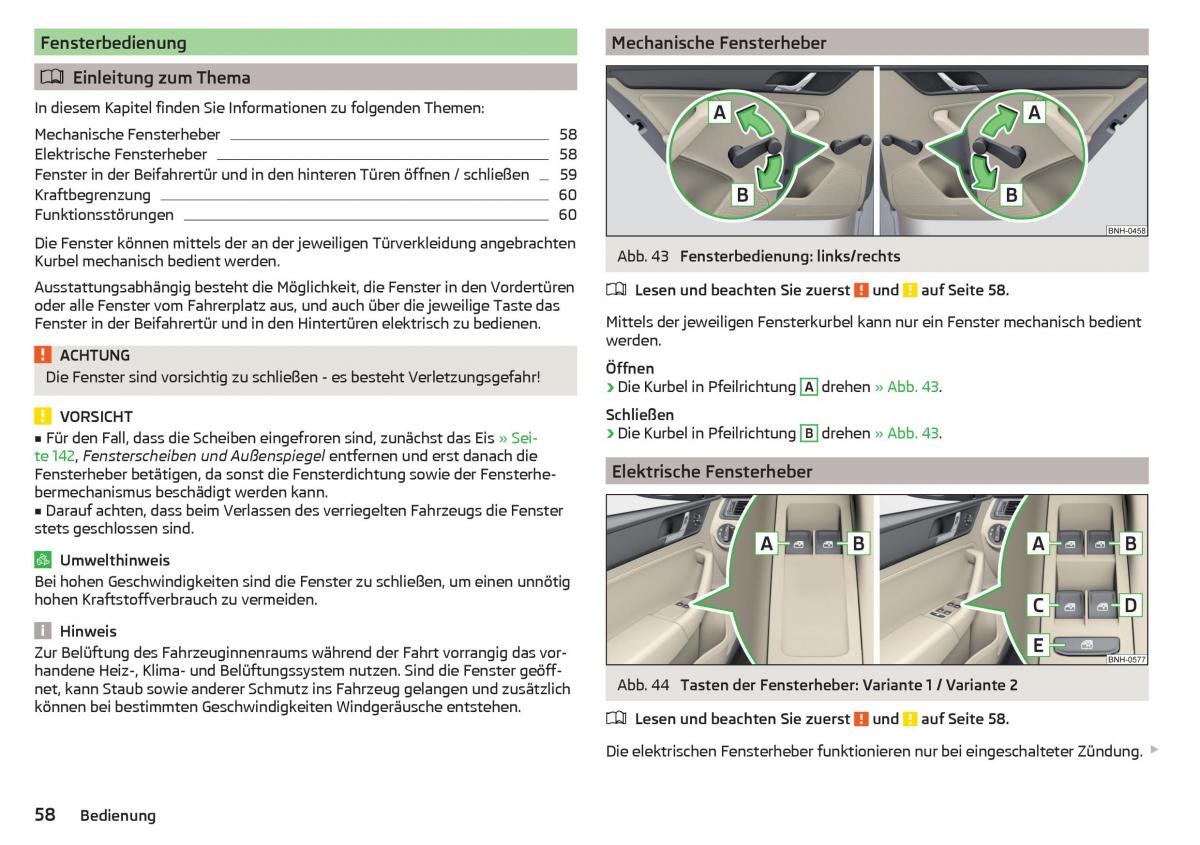 Skoda Rapid Handbuch / page 60