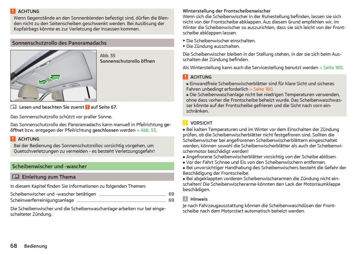 Skoda Rapid Handbuch / page 70