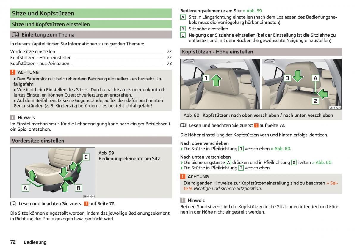 Skoda Rapid Handbuch / page 74