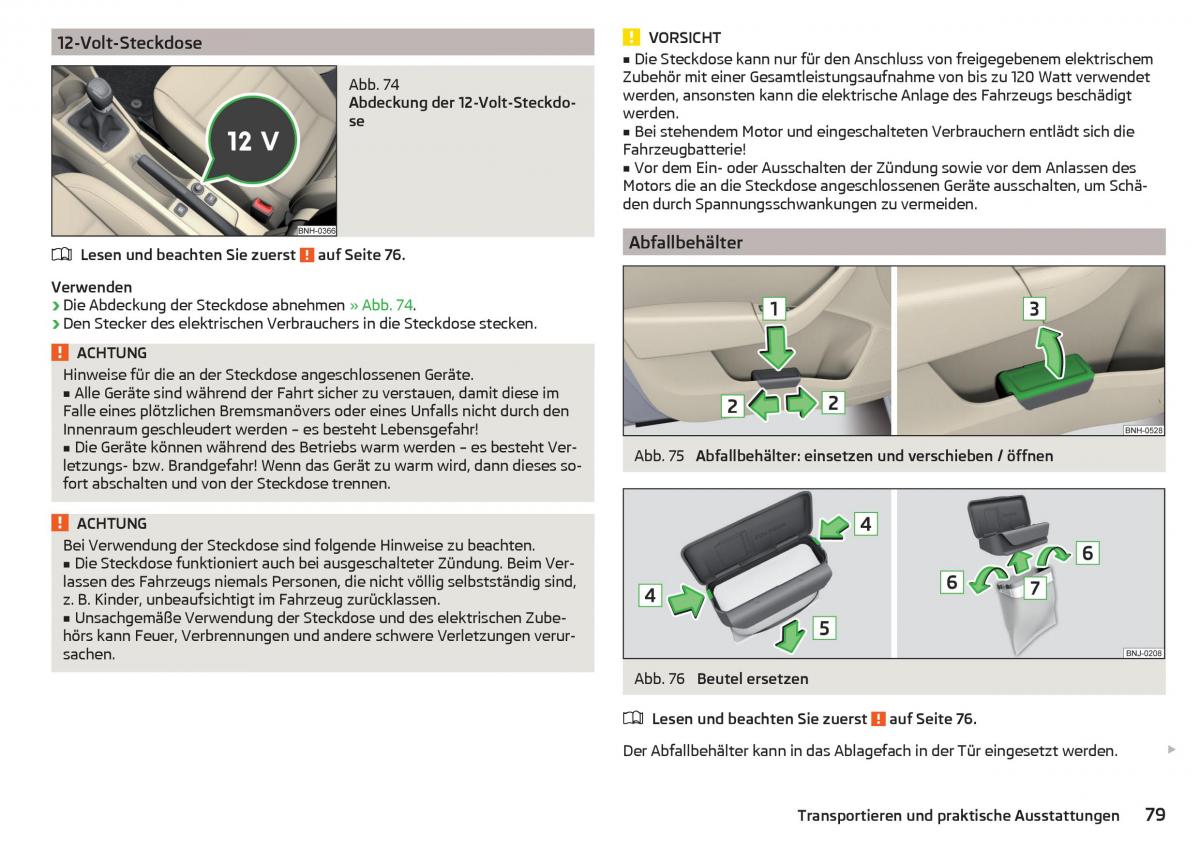 Skoda Rapid Handbuch / page 81