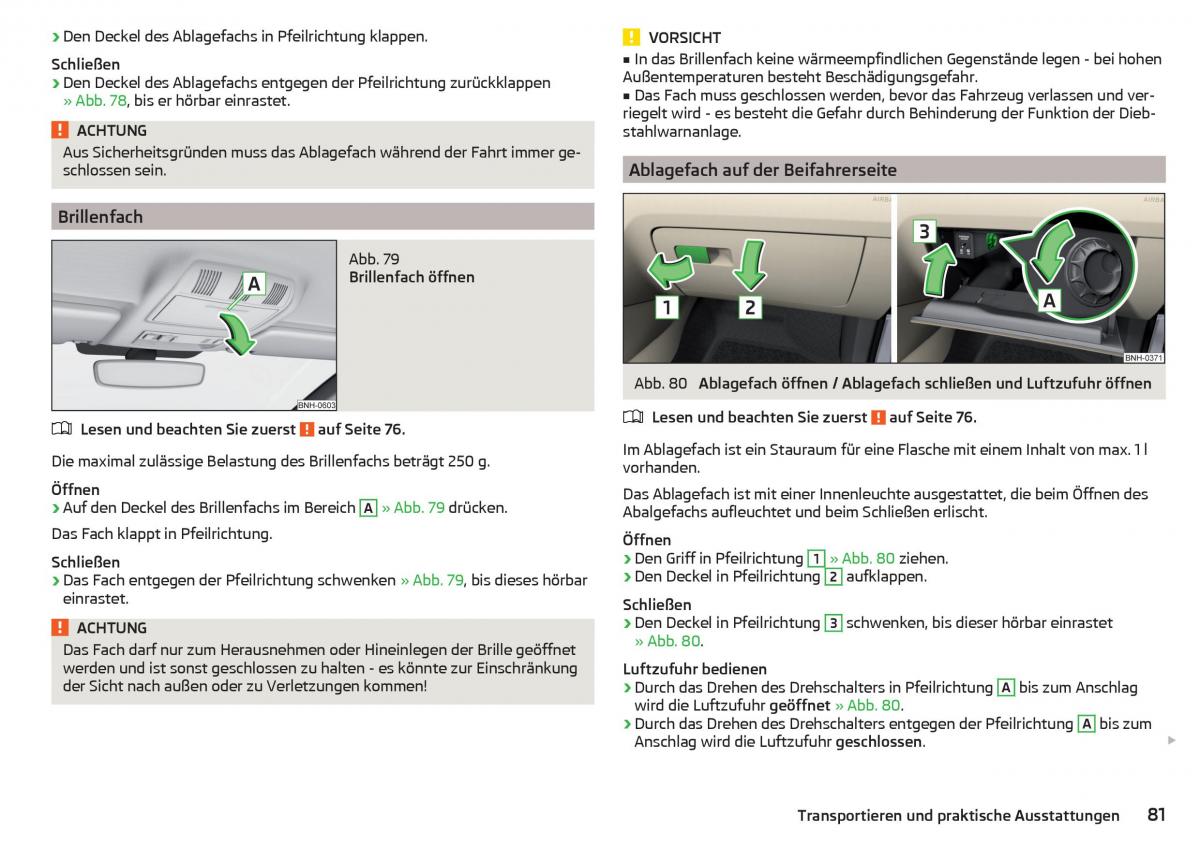 Skoda Rapid Handbuch / page 83